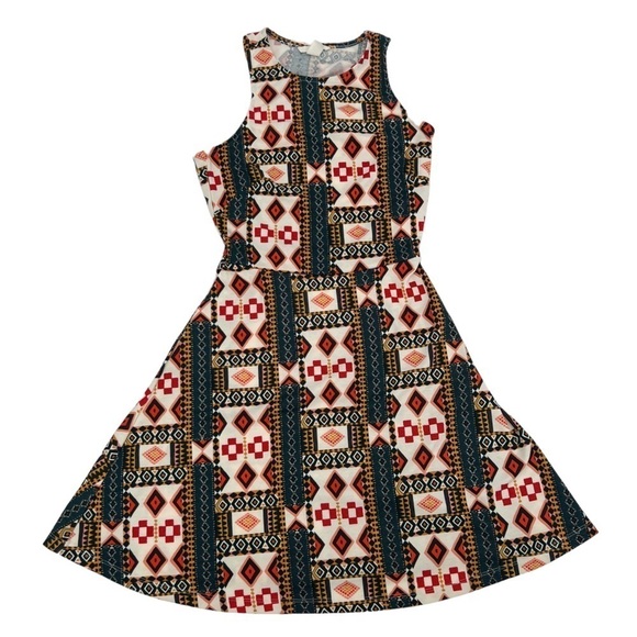 H&M Geometric Tank Cinched Waist Dress Size Small Women’s - Picture 1 of 5